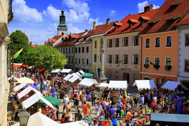 Živahno mestno jedro